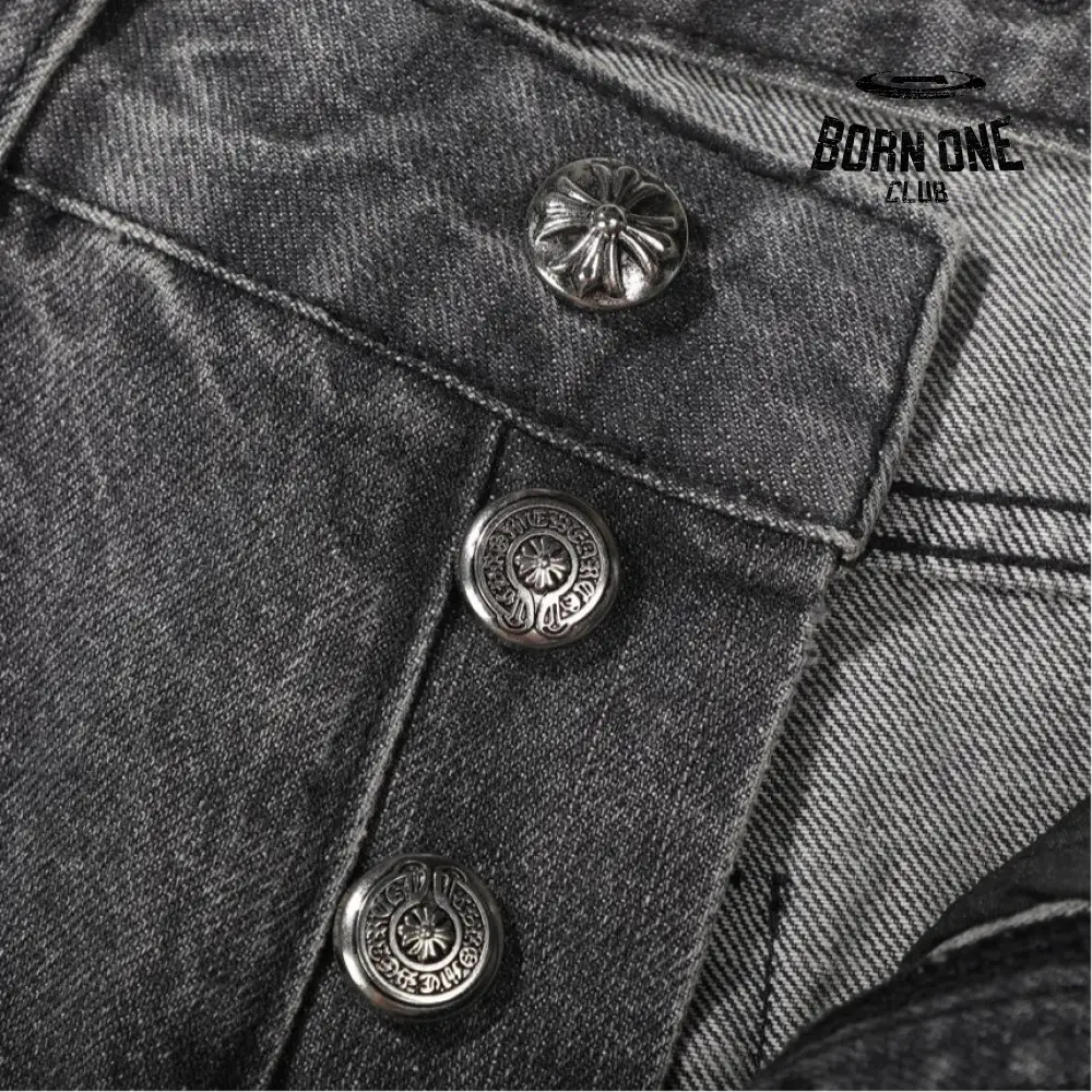 Chrome Hearts Calça Jeans