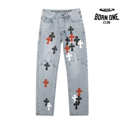 Chrome Hearts Calça Jeans
