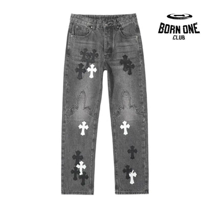 Chrome Hearts Calça Jeans