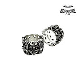 CHROME HEARTS Cemetery Ring Prata 925 & Zircônia Anel
