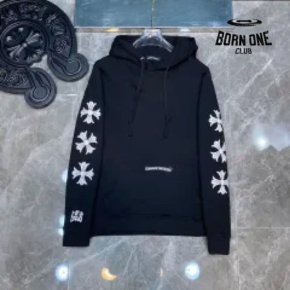 Chrome Hearts Crosses Hoodie Black