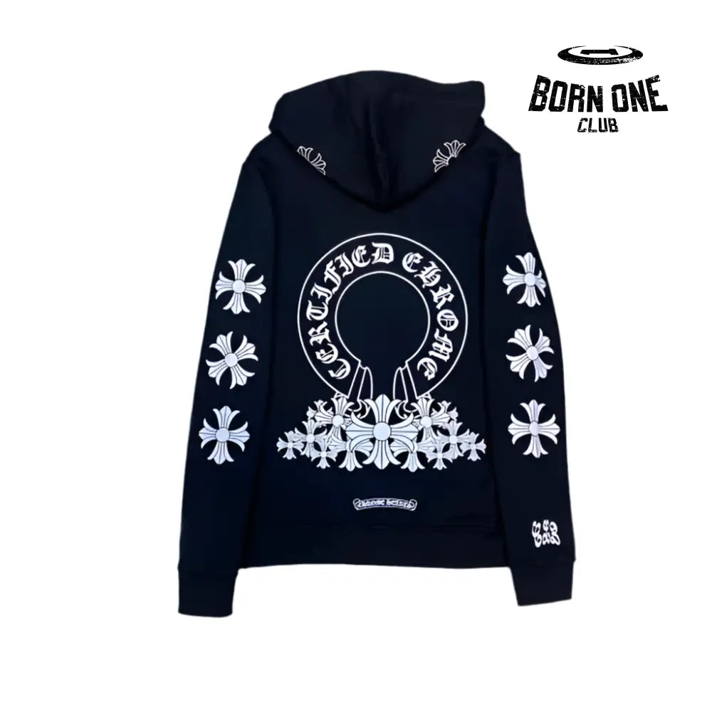 Chrome Hearts Crosses Hoodie Black