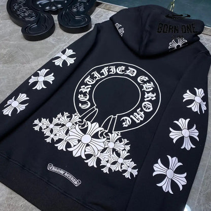Chrome Hearts Crosses Hoodie Black