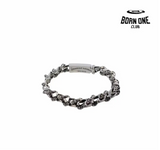 CHROME HEARTS Floral Fancy Chain Thin Bracelete Prata 925