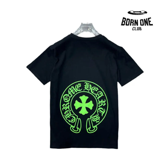 Chrome Hearts Green Cross T-Shirt Black