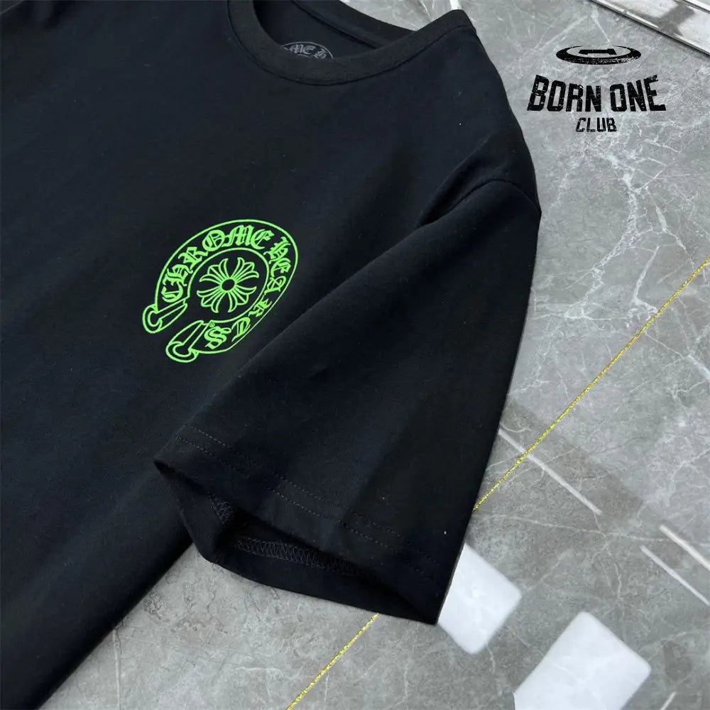 Chrome Hearts Green Cross T-Shirt Black