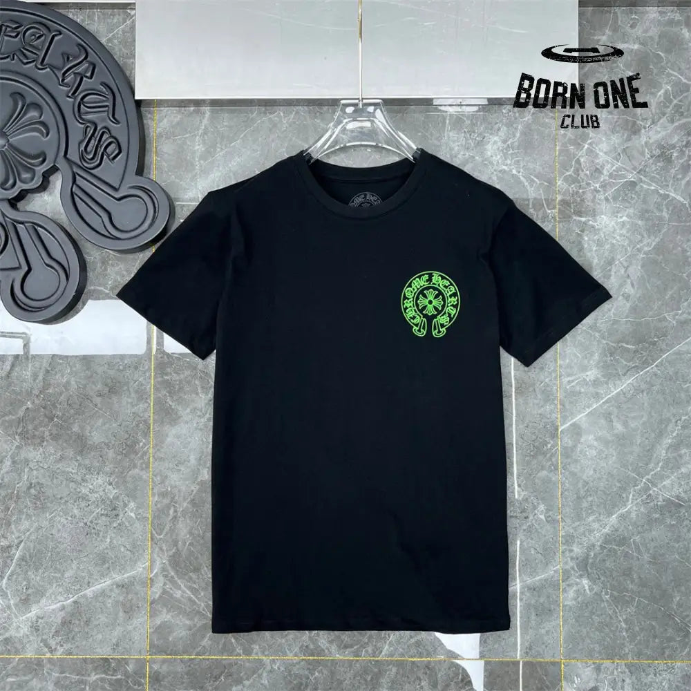 Chrome Hearts Green Cross T-Shirt Black