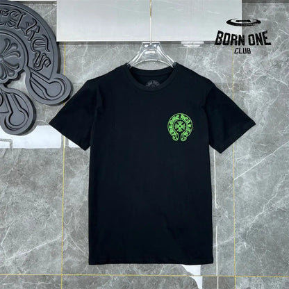 Chrome Hearts Green Cross T-Shirt Black
