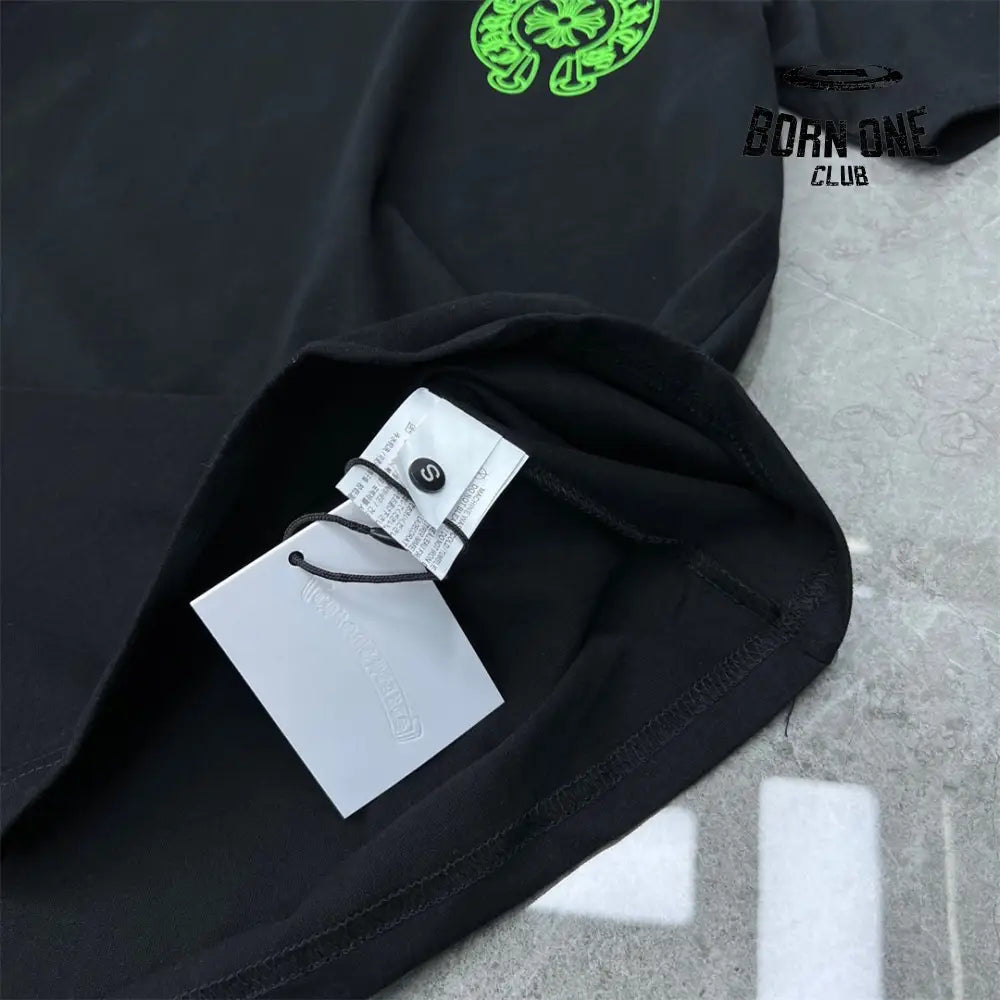 Chrome Hearts Green Cross T-Shirt Black