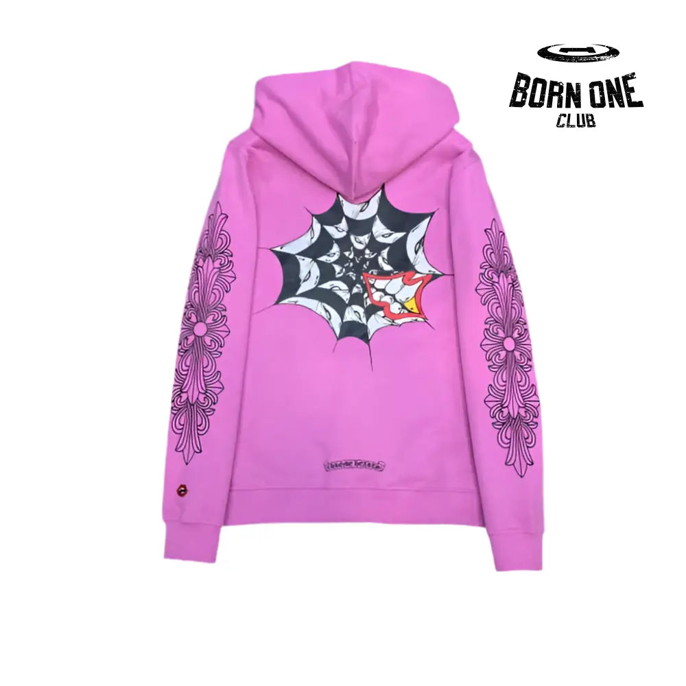 Chrome Hearts Hoodie Pink Moletom