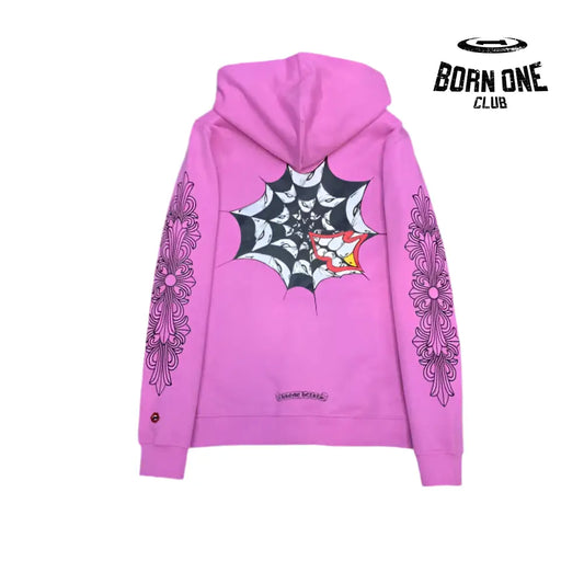 Chrome Hearts Hoodie Pink Moletom