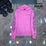 Chrome Hearts Hoodie Pink Moletom