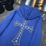 Chrome Hearts Miami Limited Hoodie Blue Moletom