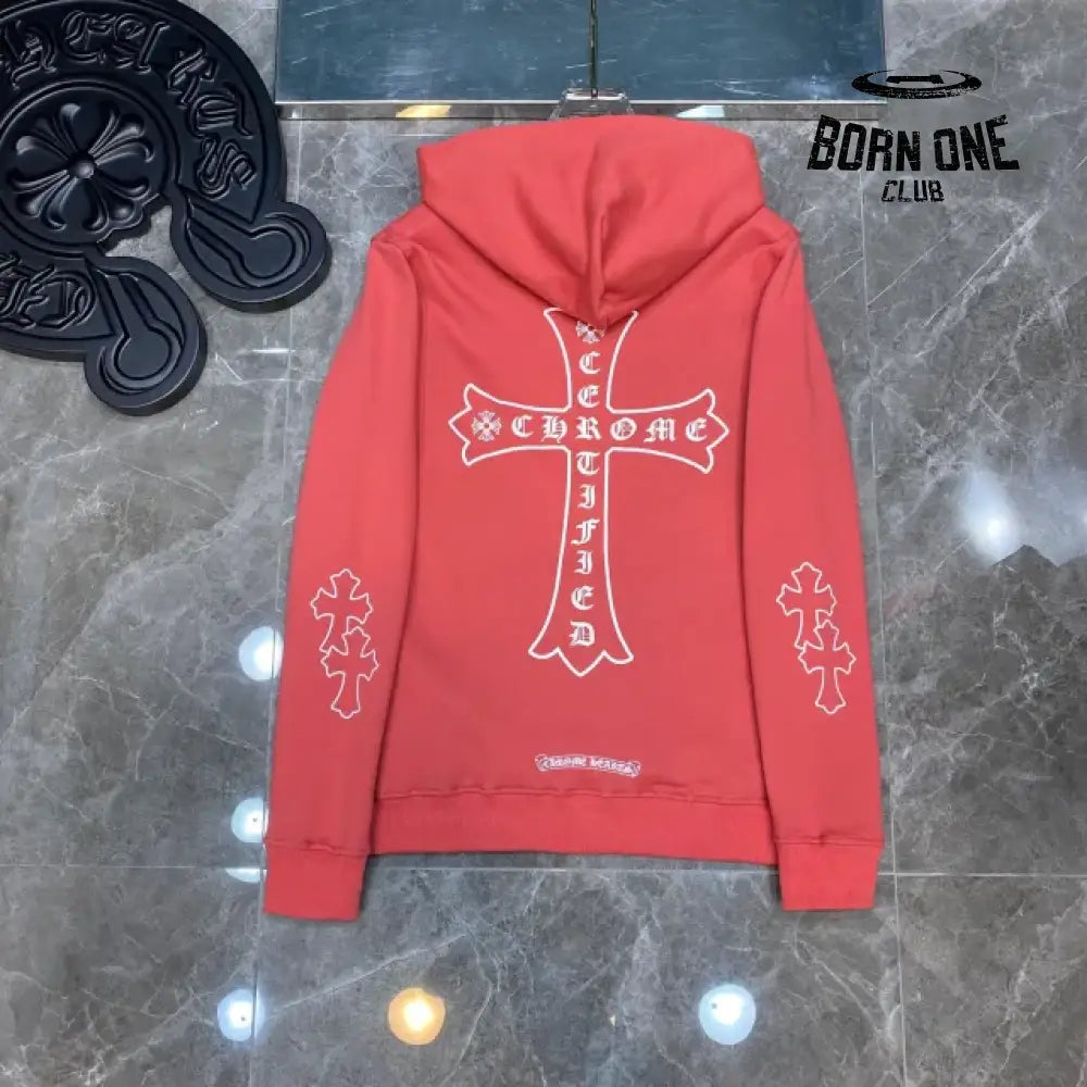 Chrome Hearts Miami Limited Hoodie Red
