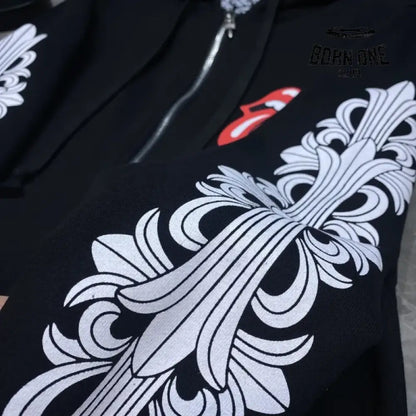 Chrome Hearts Moletom Jaqueta