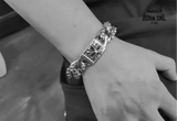 CHROME HEARTS Plus Extra Fancy Chain Thick Bracelet Prata 925