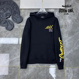 Chrome Hearts Records Black Hoodie Black Moletom