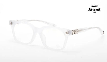 Chrome Hearts Transparent White Glasses Óculos (Alta Qualidade)