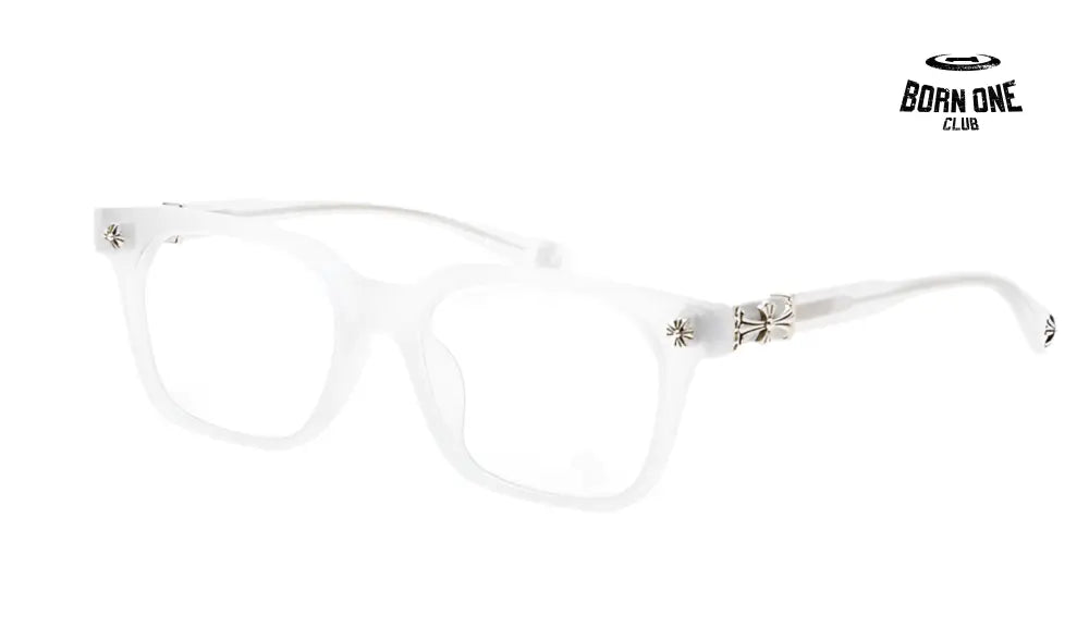 Chrome Hearts Transparent White Glasses Óculos (Alta Qualidade)