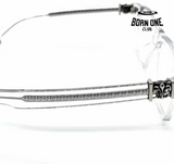 Chrome Hearts Transparente Óculos
