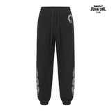 Calça Moletom Chrome Hearts Horseshoe Floral Preta
