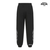 Calça Moletom Chrome Hearts Horseshoe Floral Preta