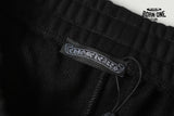Calça Moletom Chrome Hearts Horseshoe Floral Preta