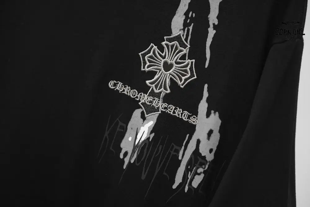 Camiseta Chrome Hearts Graffiti Cross