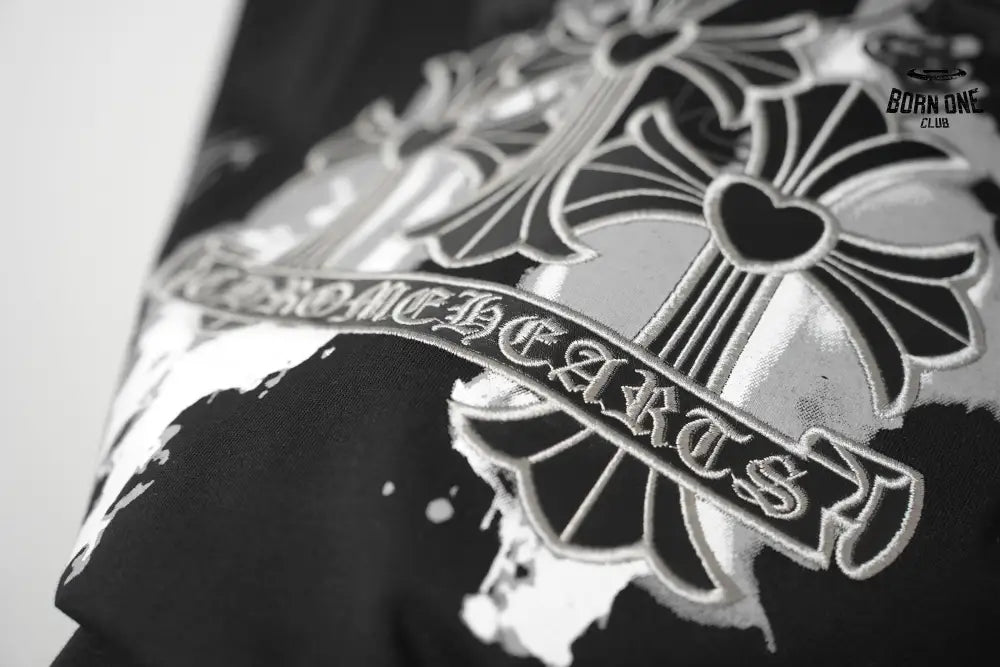 Camiseta Chrome Hearts Graffiti Cross