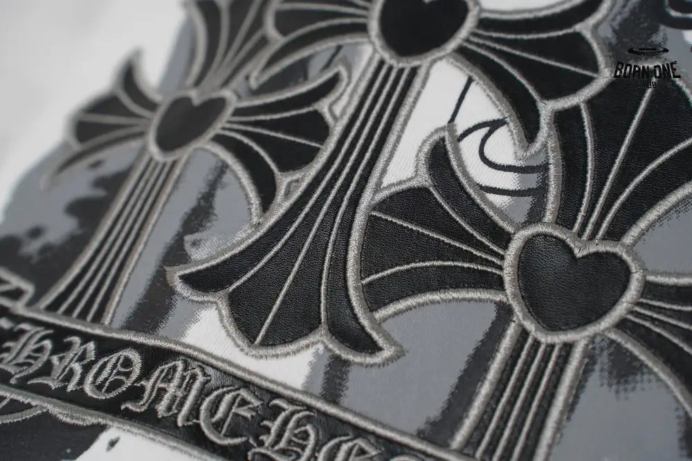 Camiseta Chrome Hearts Graffiti Cross