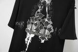 Camiseta Chrome Hearts Graffiti Cross