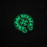 Camiseta Chrome Hearts Glow In The Dark Horseshoe Preta