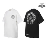 Camiseta Chrome Hearts Glow In The Dark Horseshoe Preta