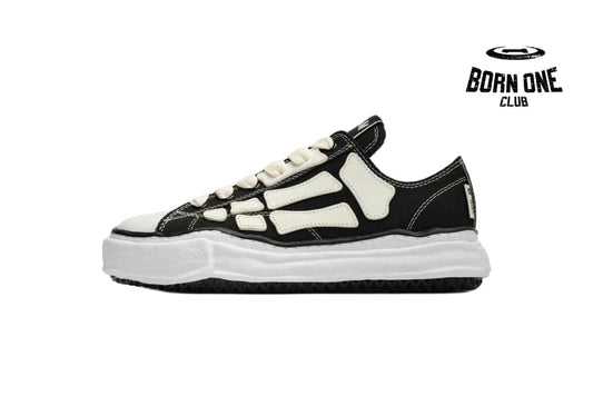 Maison Mihara Yasuhiro Alabaster x AMIRI MMY Bones Skel-Top Low Black AMFOSR1076-001