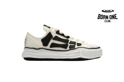 Maison Mihara Yasuhiro Alabaster x AMIRI MMY Bones Skel-Top Low Off White