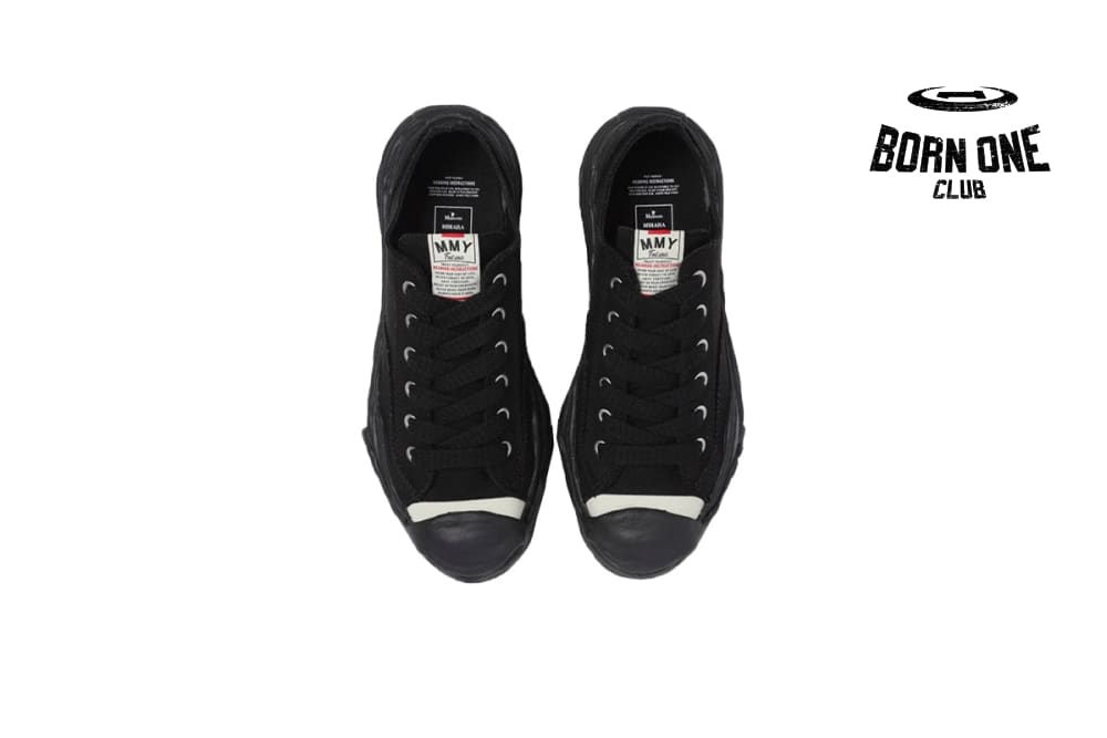 Mihara Yasuhiro Low-top Sneakers All Black A05FW702FW23 NO.786