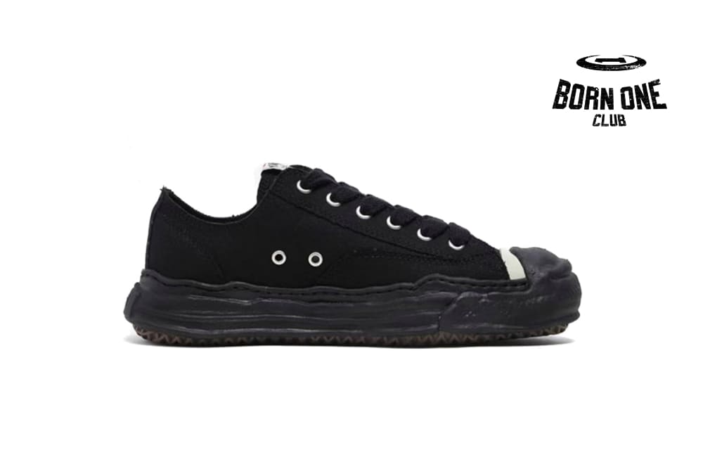 Mihara Yasuhiro Low-top Sneakers All Black A05FW702FW23 NO.786