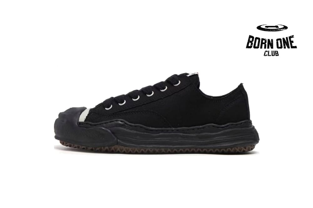 Mihara Yasuhiro Low-top Sneakers All Black A05FW702FW23 NO.786