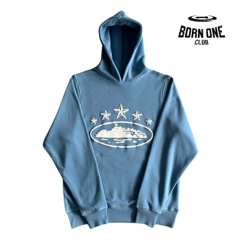 Conjunto Corteiz 5th Anniversary Track Suit Baby Blue