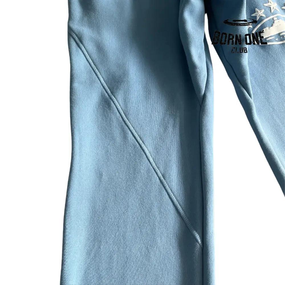 Conjunto Corteiz 5th Anniversary Track Suit Baby Blue