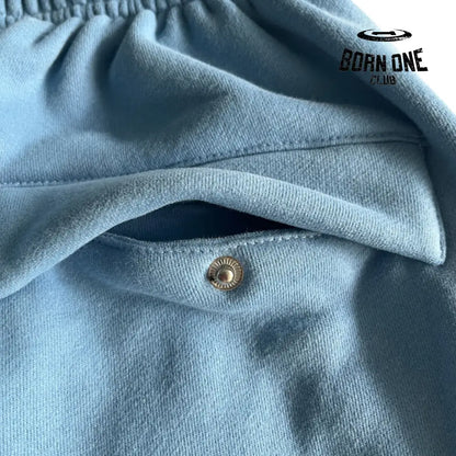 Conjunto Corteiz 5th Anniversary Track Suit Baby Blue