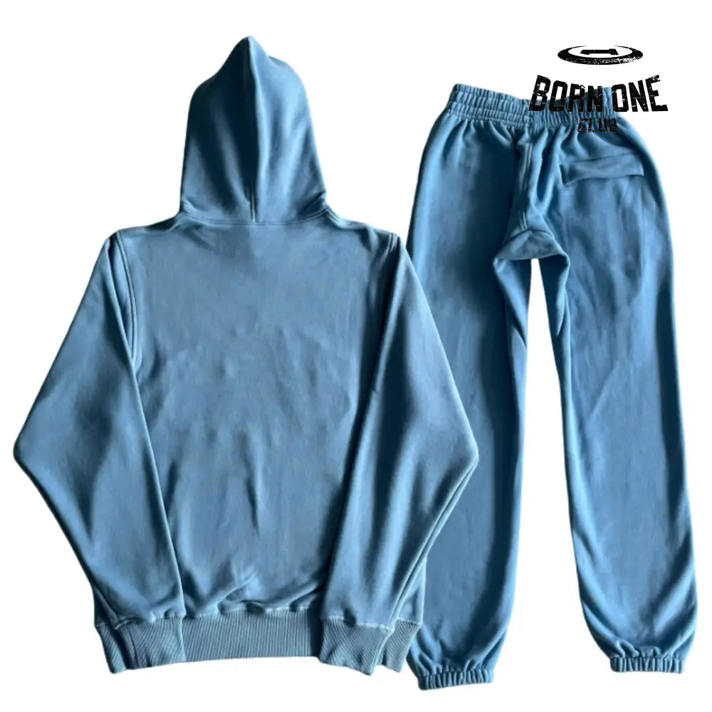 Conjunto Corteiz 5th Anniversary Track Suit Baby Blue