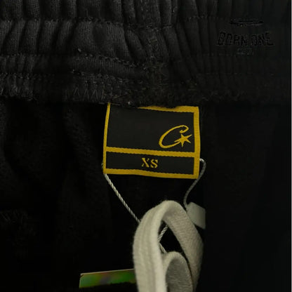 Conjunto Corteiz 5th Anniversary Track Suit Black