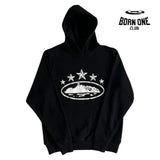 Conjunto Corteiz 5th Anniversary Track Suit Black