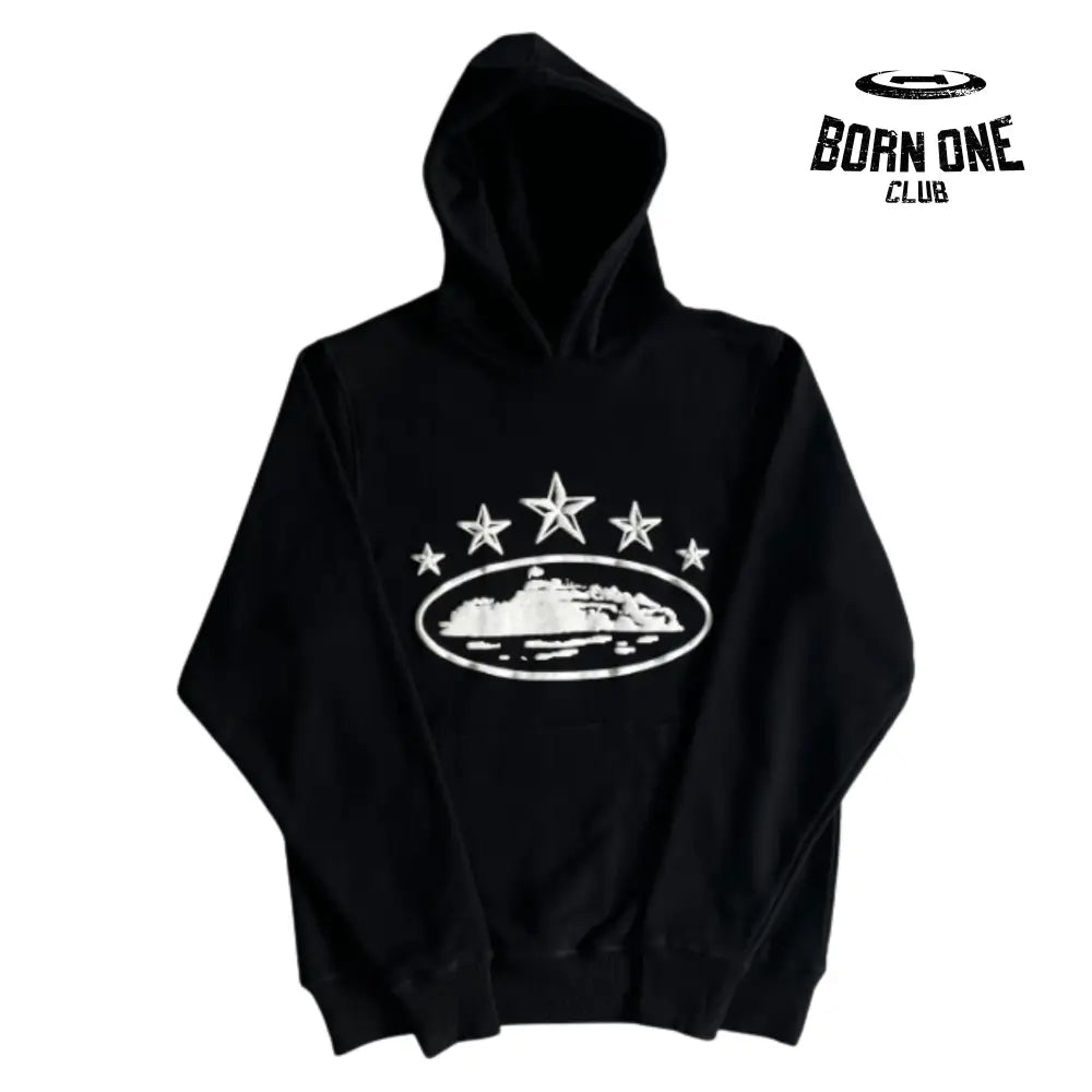 Conjunto Corteiz 5th Anniversary Track Suit Black
