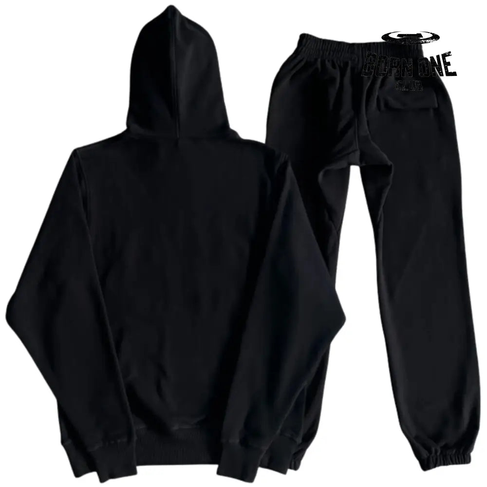 Conjunto Corteiz 5th Anniversary Track Suit Black