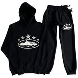 Conjunto Corteiz 5th Anniversary Track Suit Black P / P