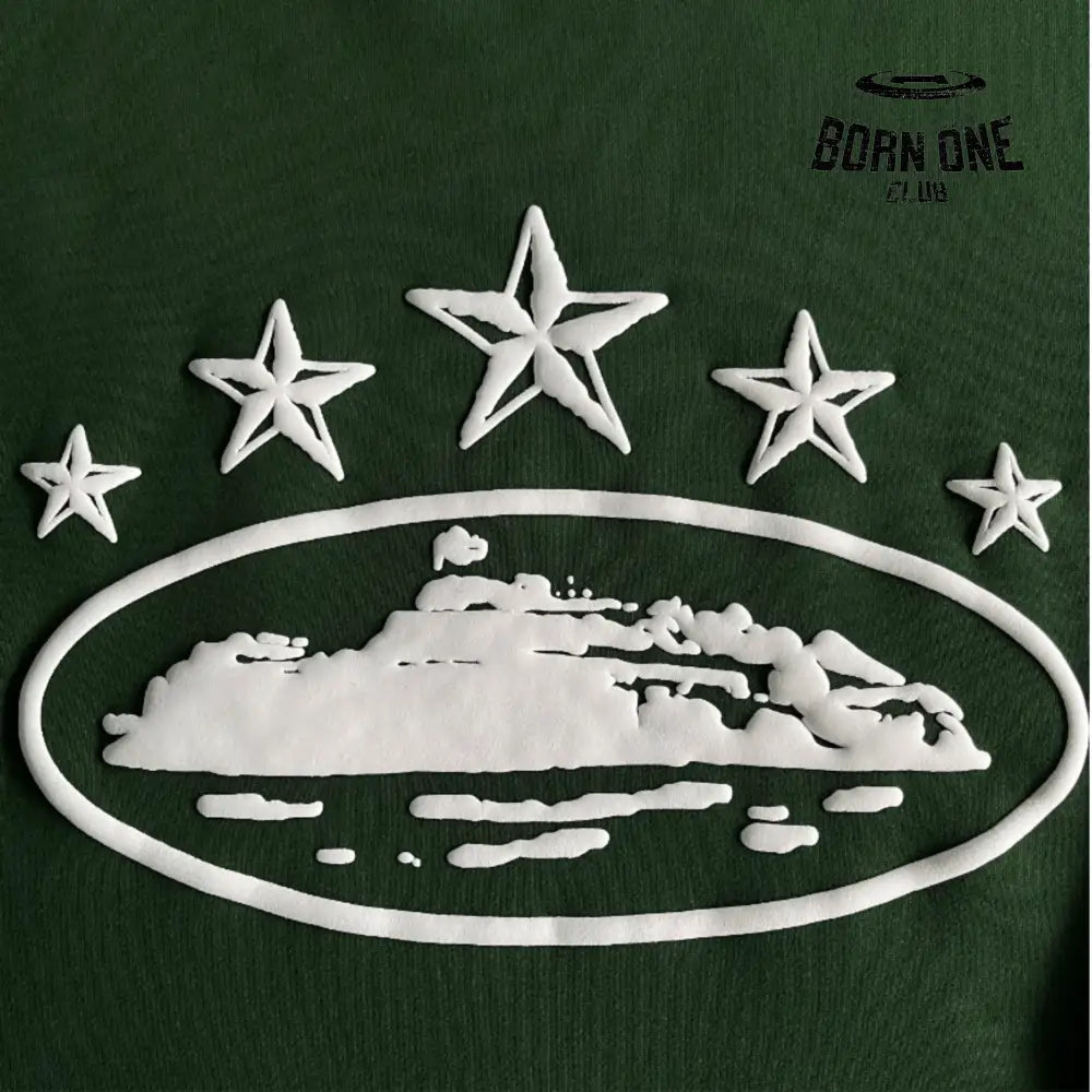 Conjunto Corteiz 5th Anniversary Track Suit Green