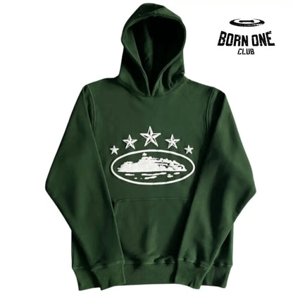 Conjunto Corteiz 5th Anniversary Track Suit Green