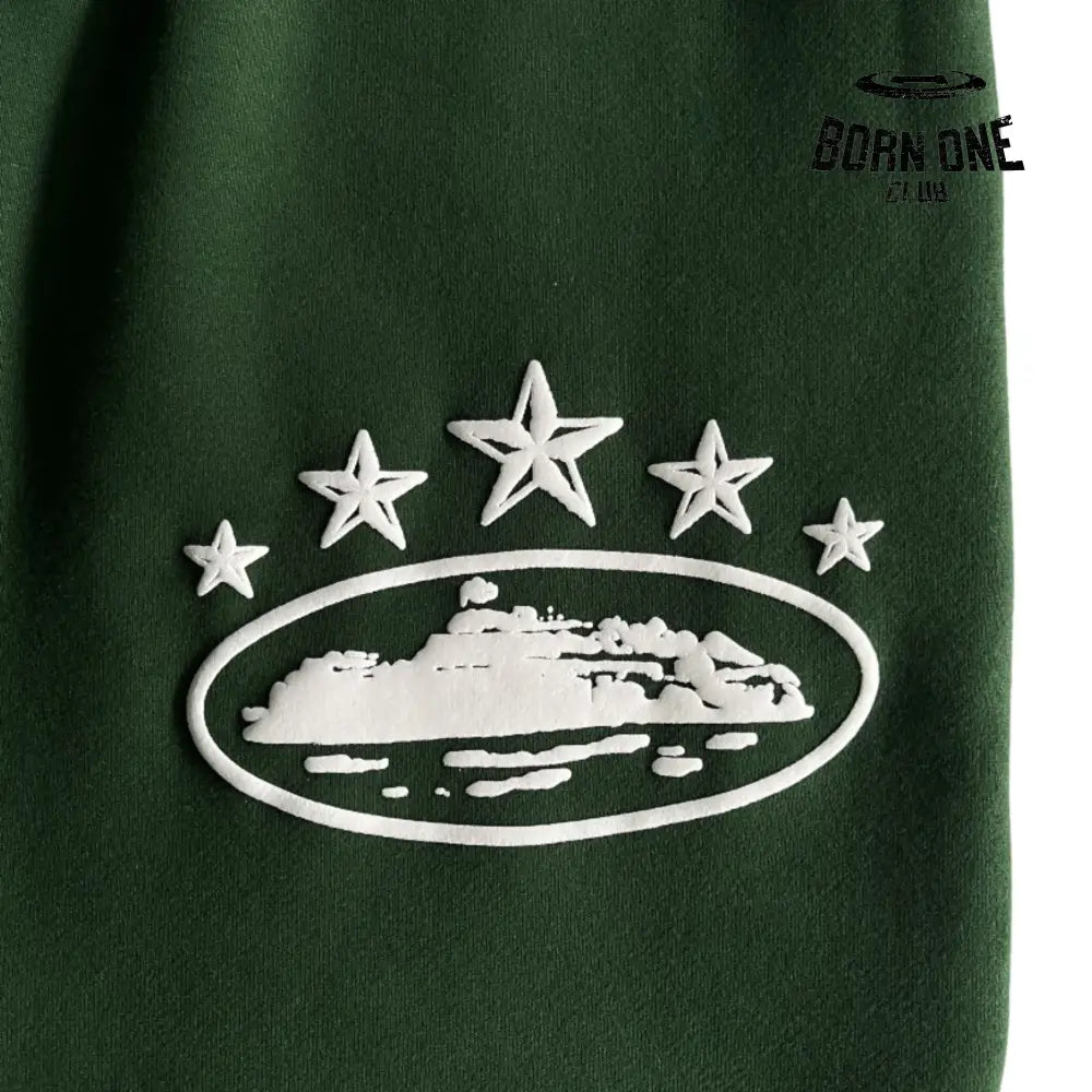 Conjunto Corteiz 5th Anniversary Track Suit Green